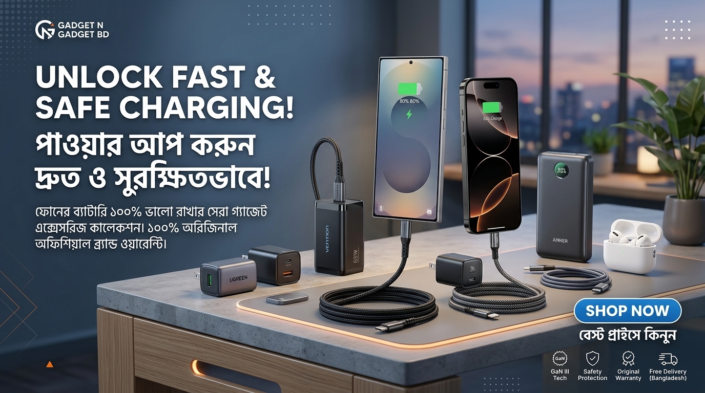 ফোনের ব্যাটারি ভালো রাখার সঠিক উপায়: GaN Fast Charger কেন ব্যবহার করবেন?
