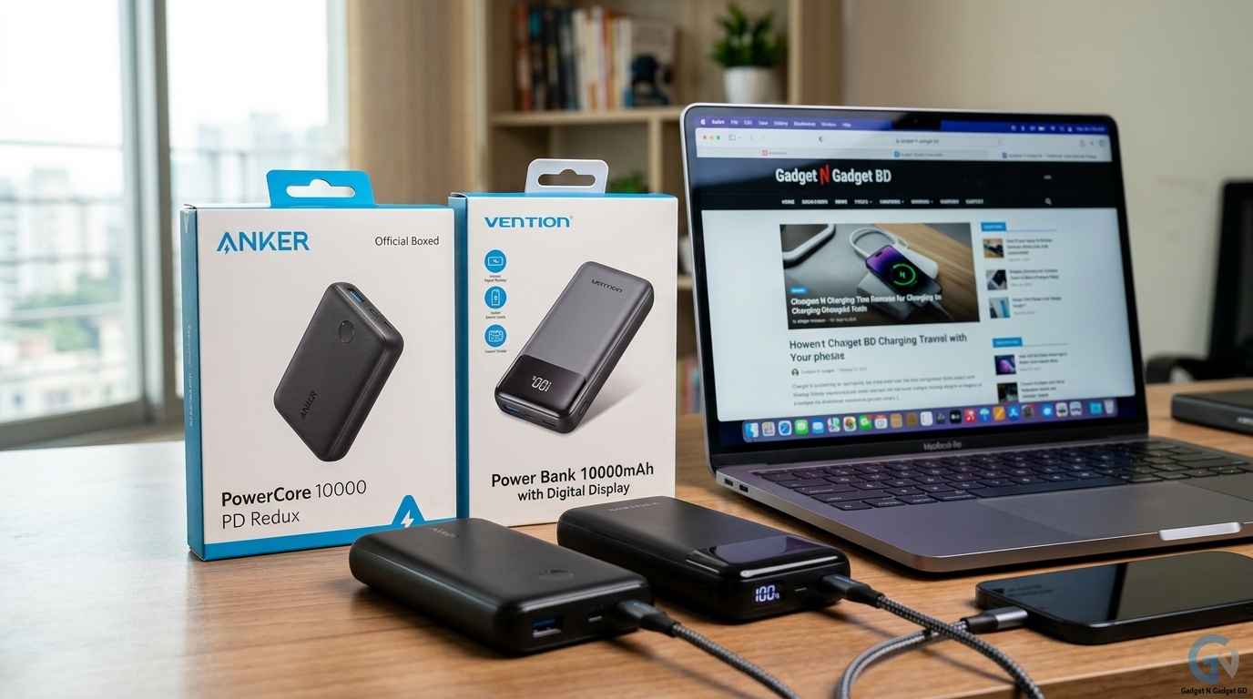 Anker নাকি Vention? ২০২৬ সালে বাজেট চার্জার ও পাওয়ার ব্যাংকে কোনটা সেরা?