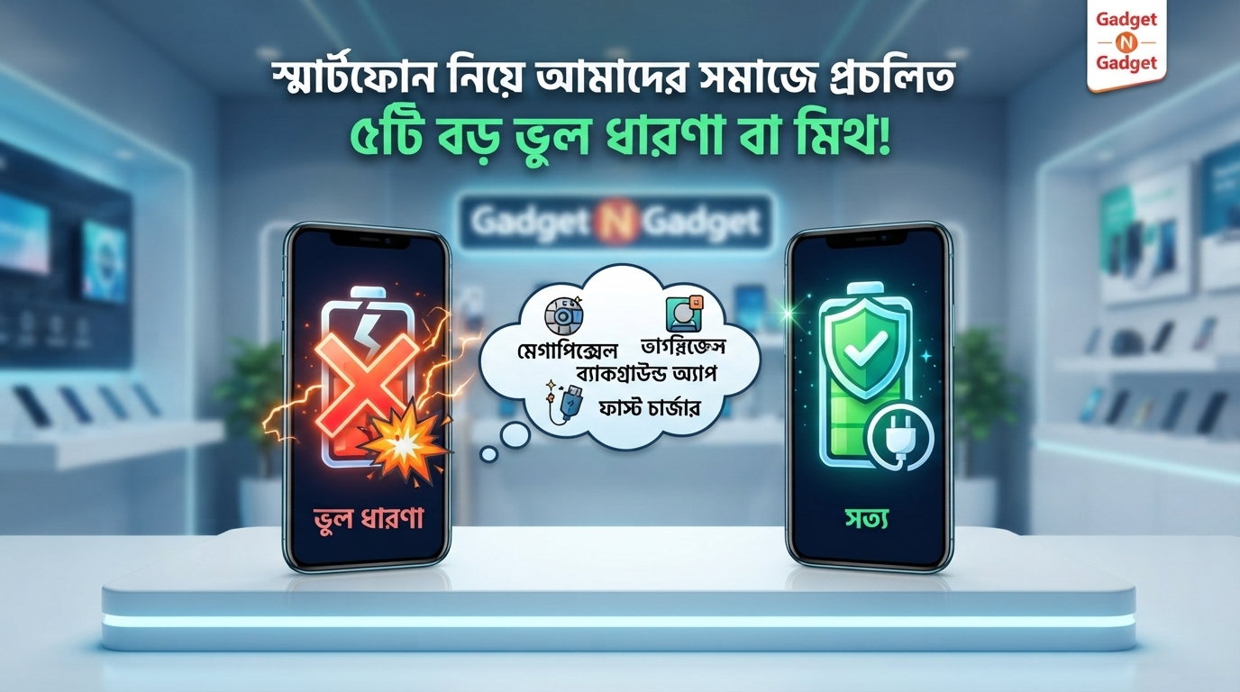 স্মার্টফোন নিয়ে আমাদের সমাজে প্রচলিত ৫টি বড় ভুল ধারণা বা মিথ! আপনিও কি এগুলো বিশ্বাস করেন?