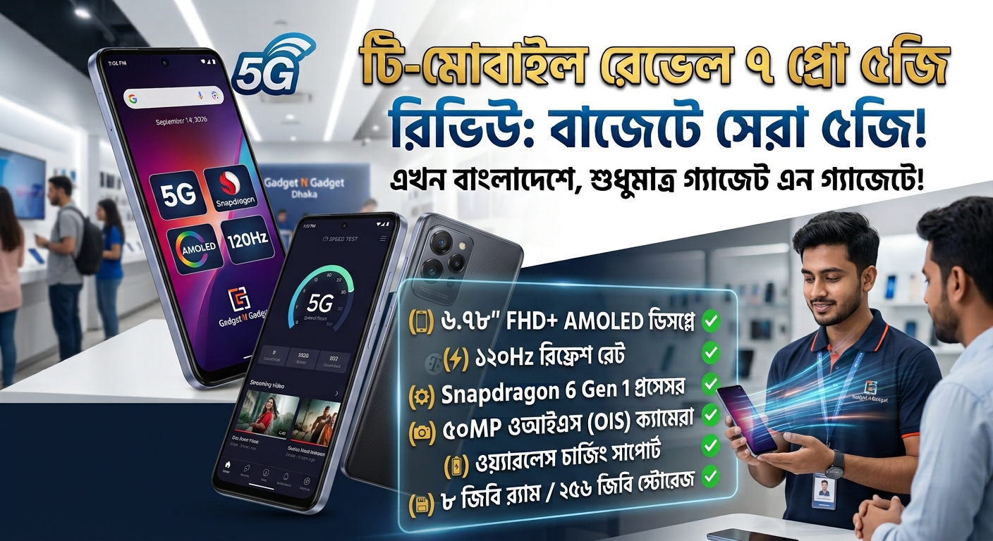 T-Mobile REVVL 7 Pro 5G রিভিউ: সাশ্রয়ী বাজেটে প্রিমিয়াম পারফরম্যান্স!